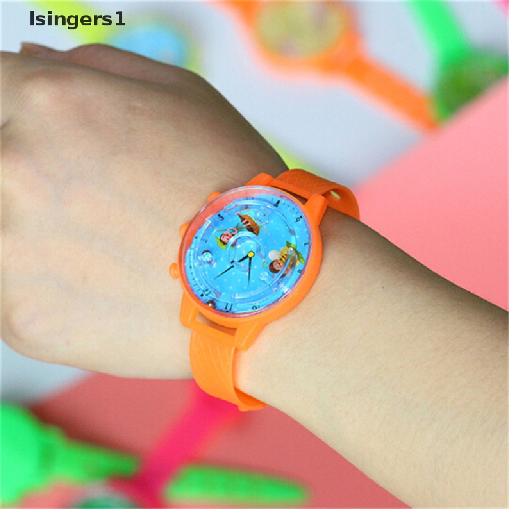 [lsingers1] 3pcs Mainan Jam Tangan Labirin Puzzle Labirin Bola Warna-Warni Untuk Butik Hadiah Ulang Tahun Anak