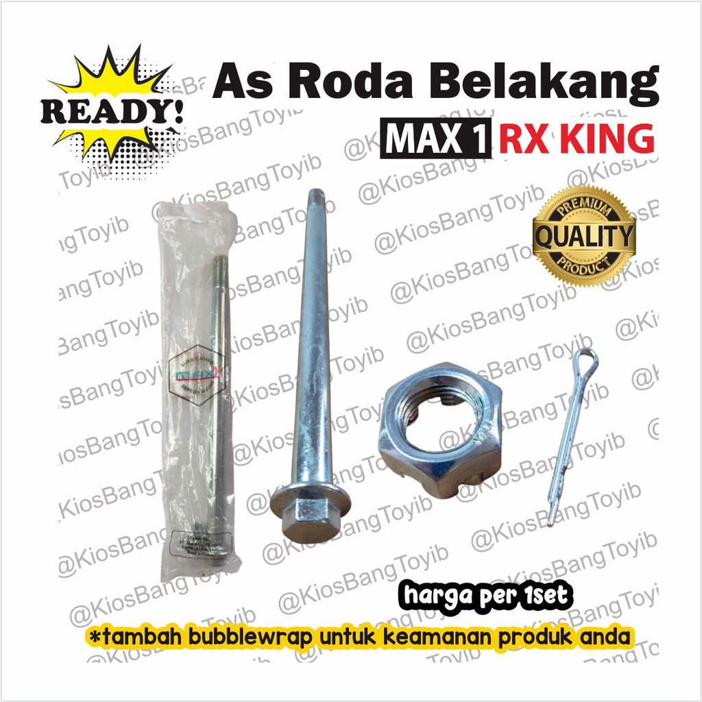 1set As Roda Belakang Yamaha RX King RXK RXKING Old New (Max1)