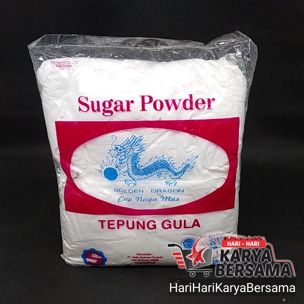 

GOLDEN DRAGON CAP NAGA MAS TEPUNG GULA SUGAR POWDER 1000GR
