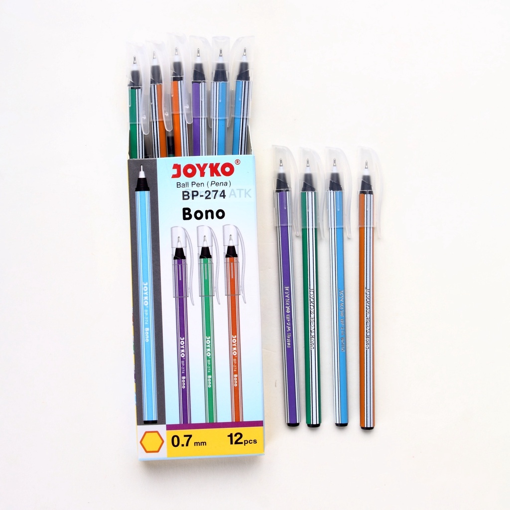 

JOYKO Ballpen / Pulpen / Pena BP-274 Bono Tinta Hitam [ LUSIN ]