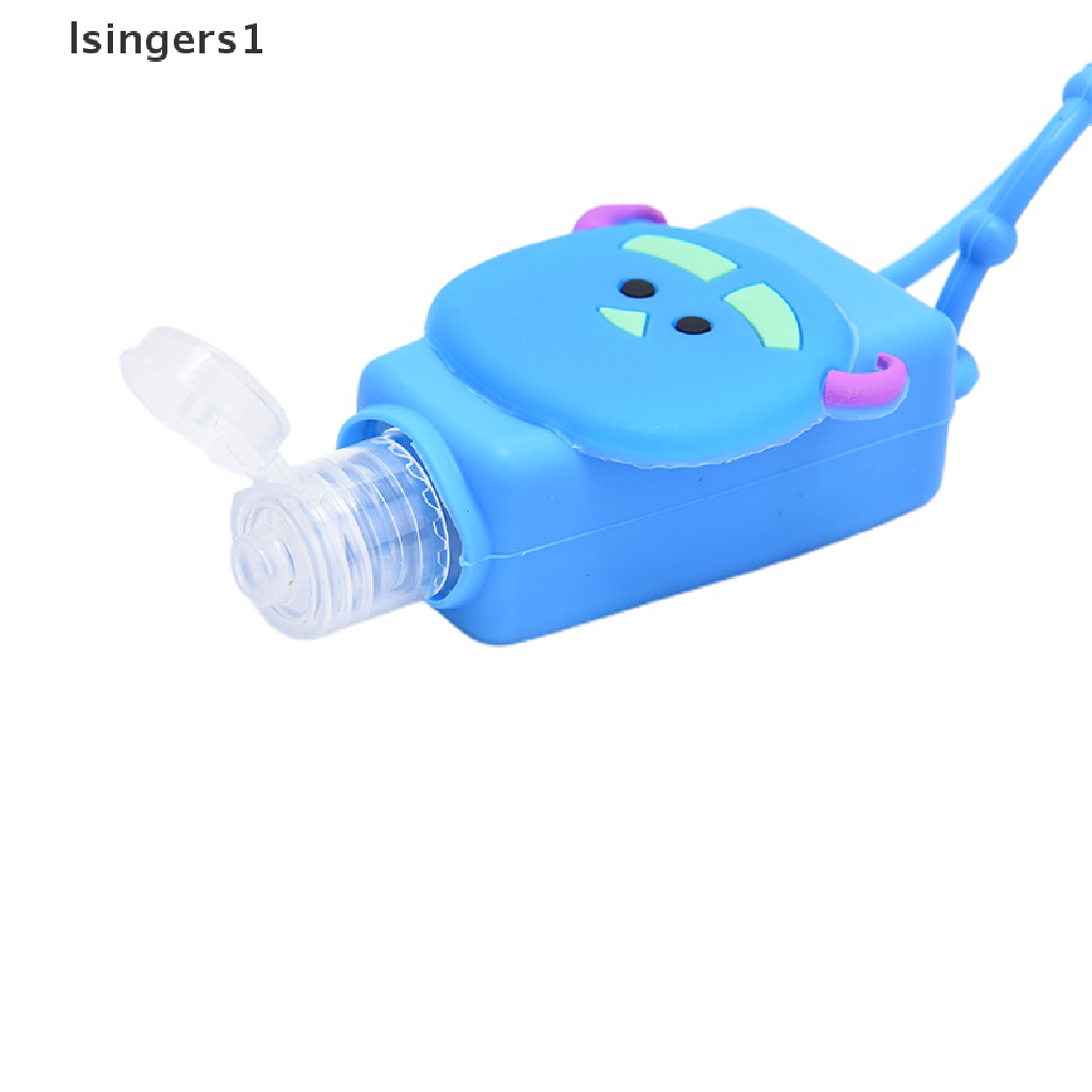 [lsingers1] Lucu Bunga Hewan Silikon Mandi Shower Hand Sanitizer Botol Holder Portable Butik