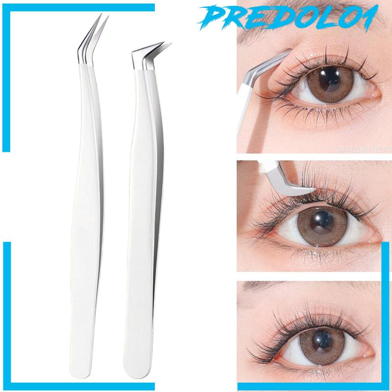 [Predolo1] Eyelash Extension Pinset Alat Aplikator Bulu Mata Palsu Profesional