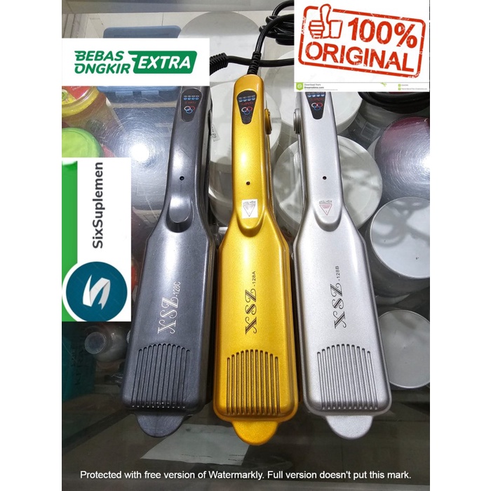 Catok Catokan Hair straightener XSZ 128 C (Box Hitam)