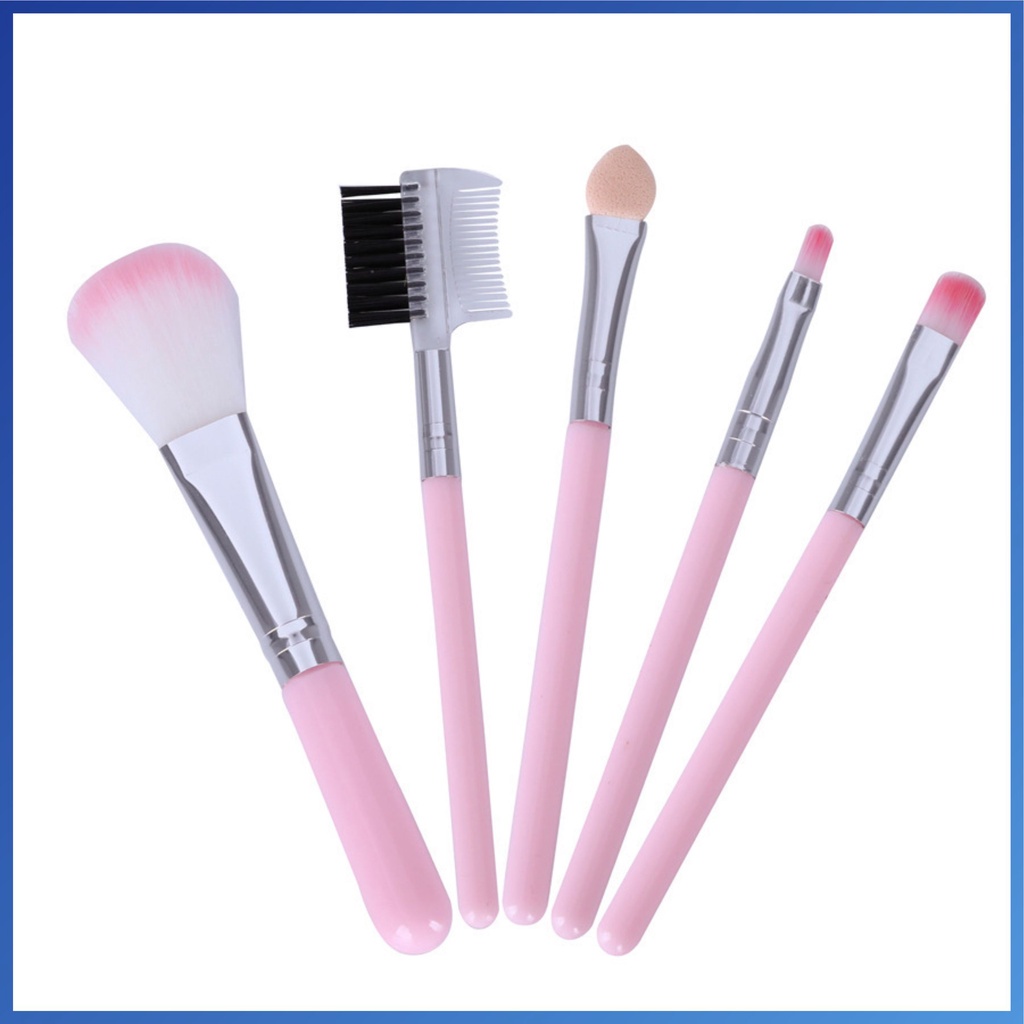 Lameila Brush Set 5 in 1 Make Up Tools Brush Set Kuas Alat Make Up 5 pcs L49