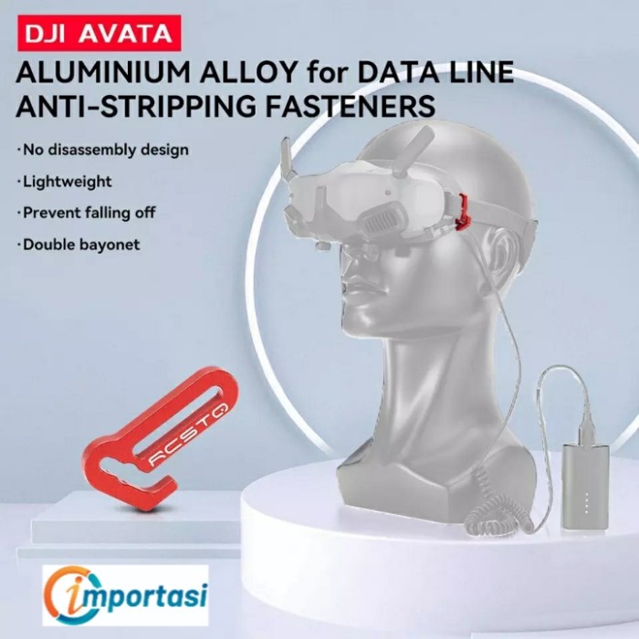 Alumuniun Hook Buckle Kait Kabel Bracket DJI GOGGLE 2 AVATA Line Cable