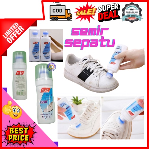 Perawatan Sepatu Semir Sepatu Putih Cairan Pembersih Dan Pemutih Sepatu Spatu Putih / Semir Putih Un