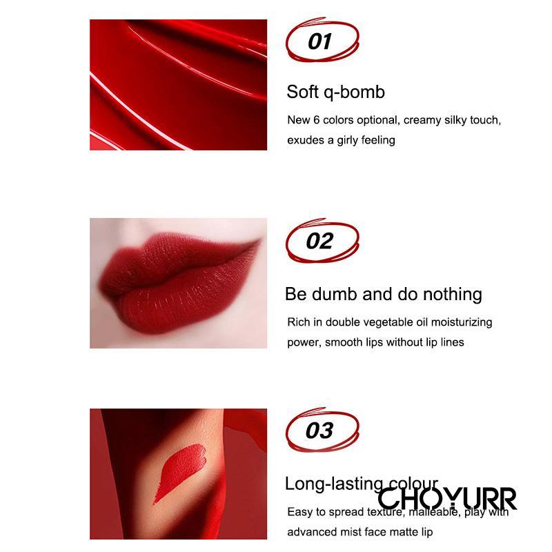 【COD】SVMY Lip Glaze Liquid Lipstick Velvet Moisturizing Waterproof Lipstick  Original Lip Cream Matte Lipstick Cair -CH