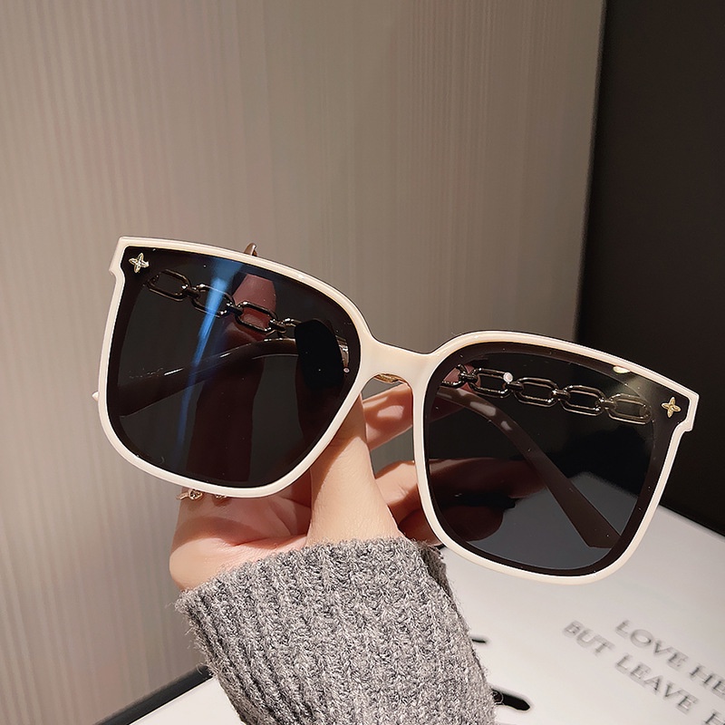 Aesthetic Shades Sunglasses UV400 Untuk Wanita/Pria Eyeglasses Colour