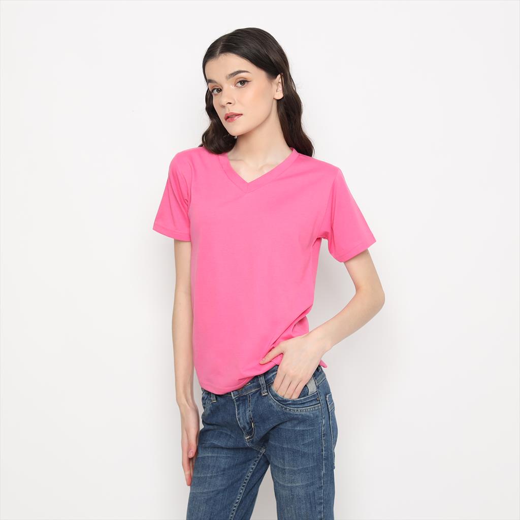 Tshirt kaos polos cotton  wanita basic series kedua