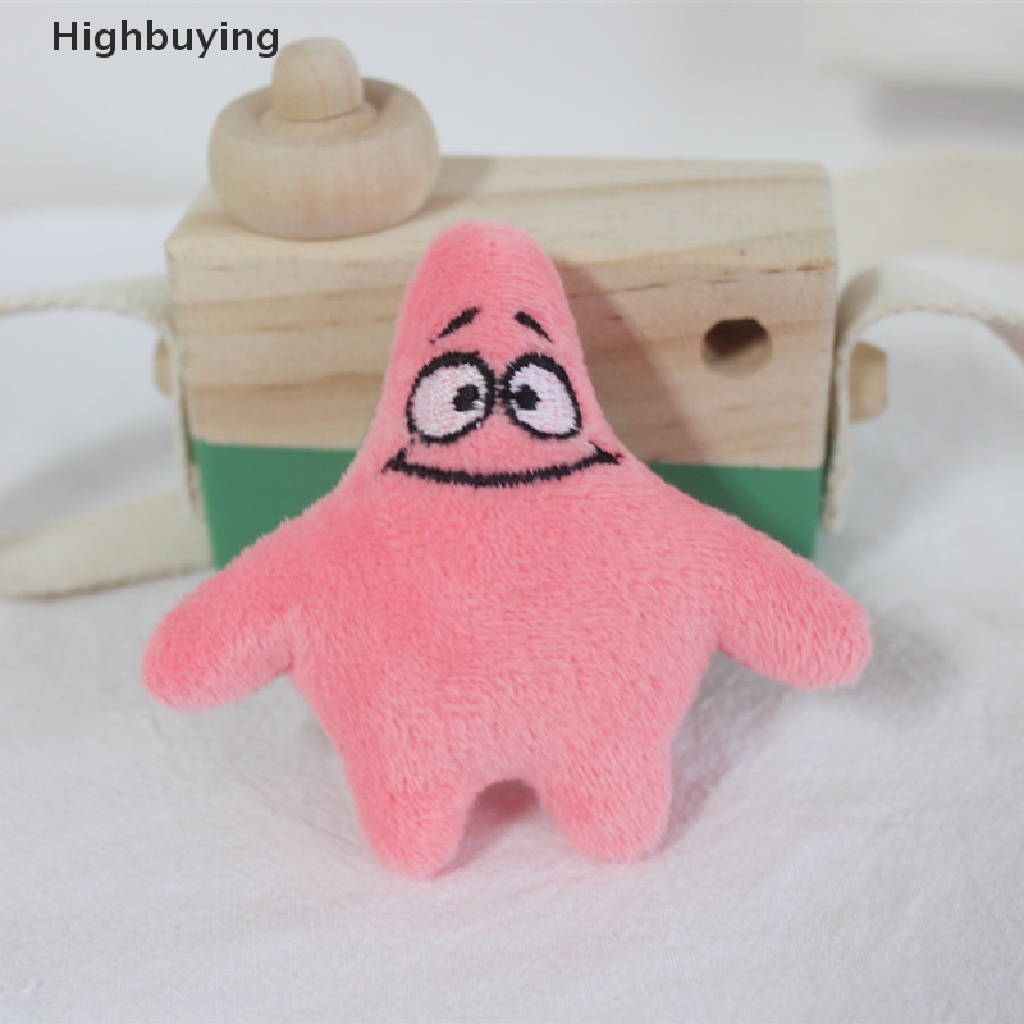 Hbid Lucu Kartun Boneka Mewah Pin Bros Kain Stiker Crocodile Patrick Star Bros Tas Pakaian Lencana Pin Ransel Liontin Dekorasi Aksesoris Glory