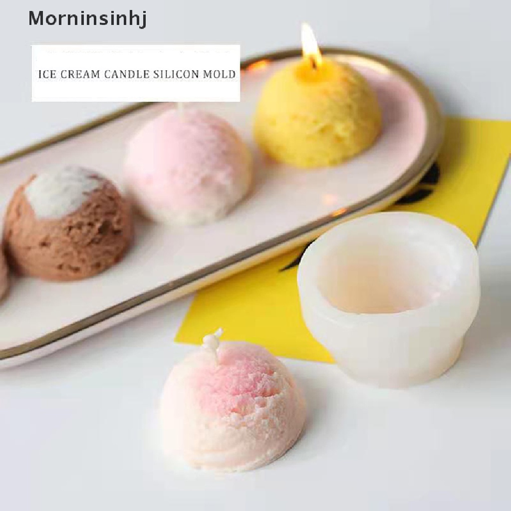 Mornin Cetakan Es Krim Berbentuk Bola Membuat Silikon Sabun Kue DIY Mold id