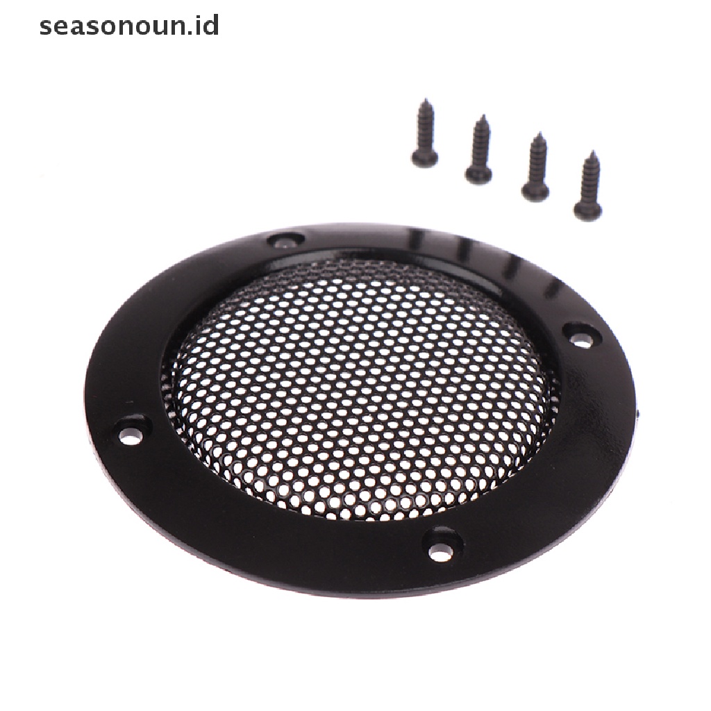 Seasonoun 2Pcs Speaker Audio 2inch Cover Pelindung Jaring Jala Jaring Grilles Speaker.