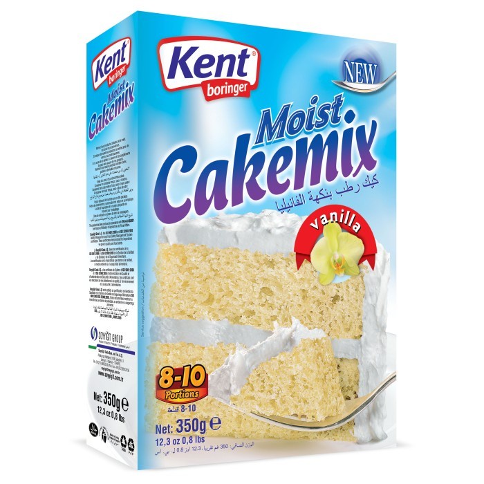 

Premiks Kent Boringer Moist Cakemix Vanilla 350g