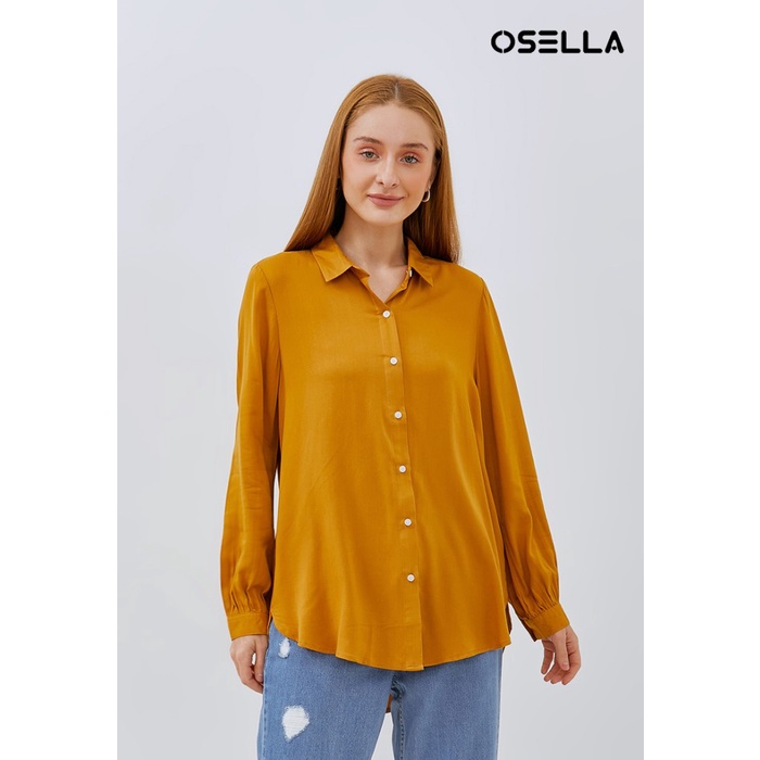 Osella - Kemeja Wanita Warna Golden 2137300983