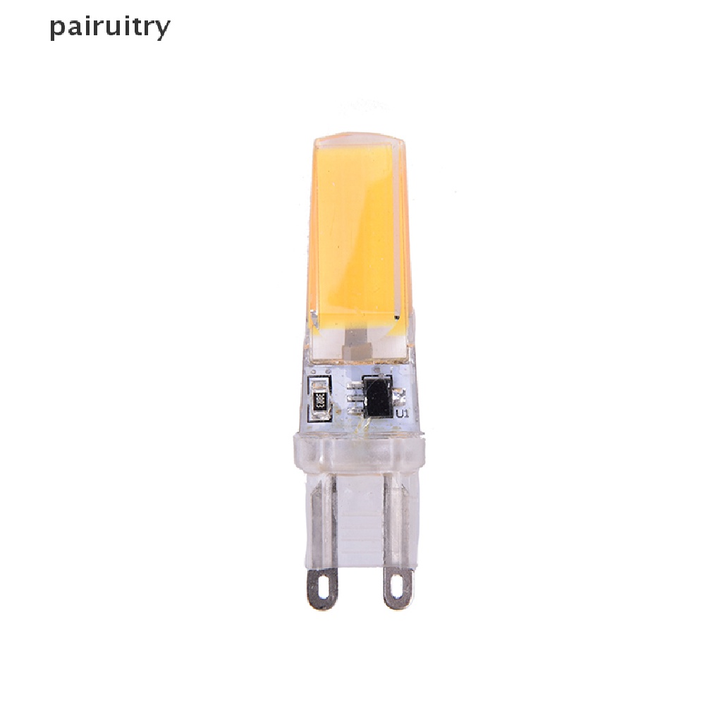 Prt Mini Dimmable G4 G9 E14 COB SMD LED Silicone Crystal Light Lampu Bohlam 9W 220V PRT