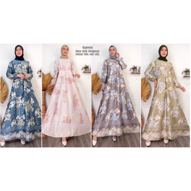 Lily Gamis Maxmara Lux Premium Gamis Busui Jumbo Murah