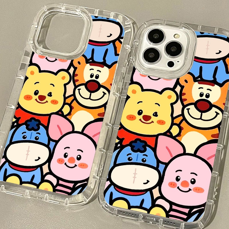 IPHONE Soft Phone Case Kompatibel Untuk Iphone14 13 11 12 Pro XS Max X Xr7 +8 Plus Casing Lucu TPU Silikon Shockproof Cover