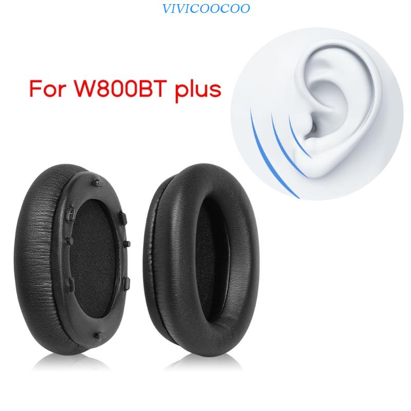 Vivi Comfort Protein Ear Pads Headphone Earpads Untuk W800BT plus Headphone Tebal Bantal Earphone Earpads Sleeves Dengan B