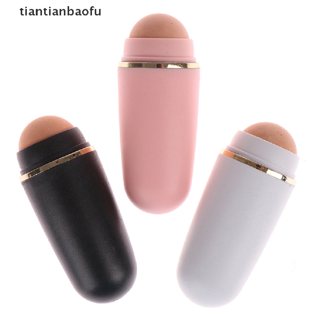 [tiantianbaofu] Roller Penyerap Minyak Wajah Batu Vulkanik Kecantikan Penghilang Minyak Rolling Stick Ball Butik