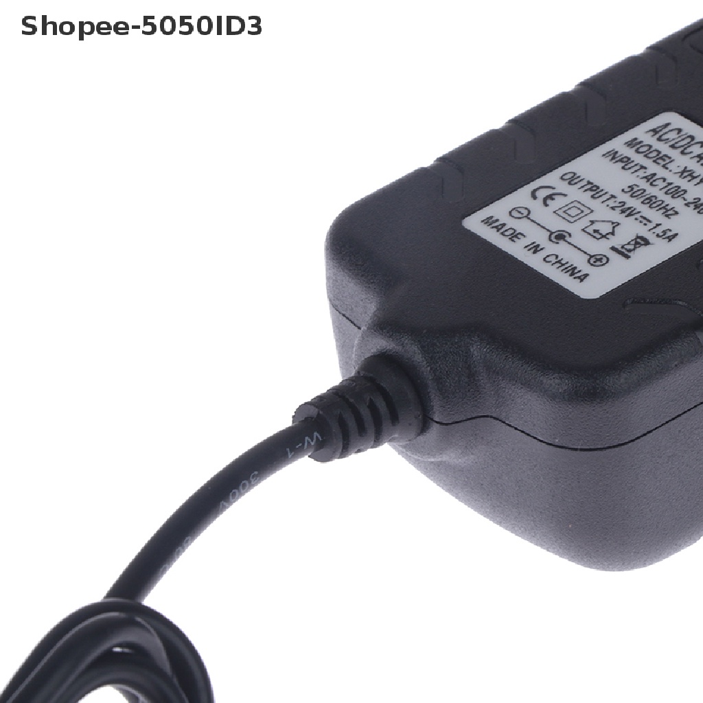 [HOT] 24v 1.5A Power Supply Adaptor Charger 36W EU Plug AC 100-240V Pengering Kuku [ID]