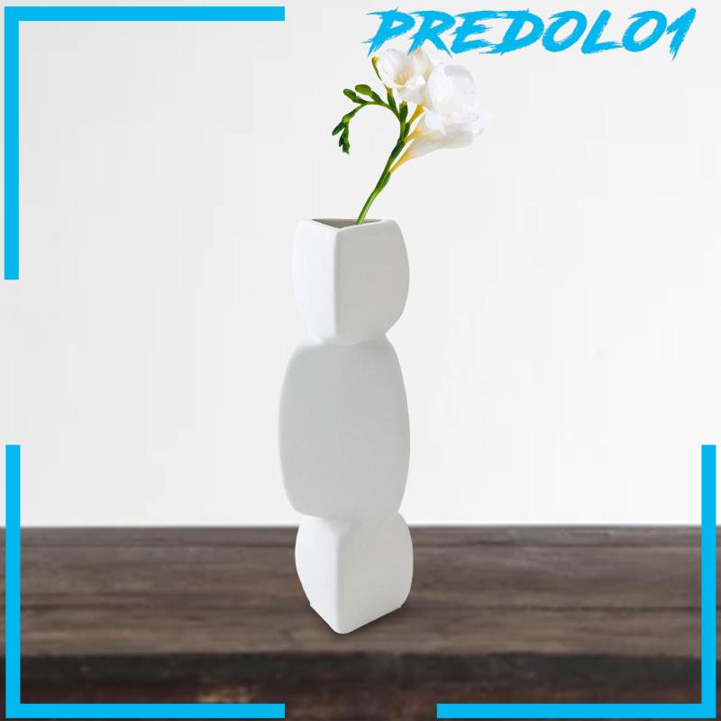 [Predolo1] Vas Bunga Meja Keramik Hias Modern Untuk Koleksi Tabletop