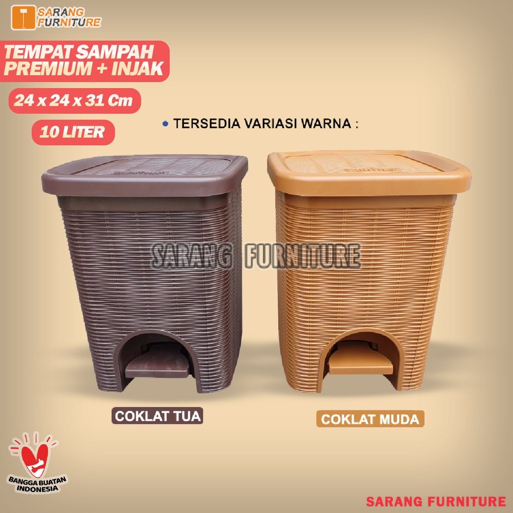 Tempat Sampah Tong Sampah Injak Tempat Sampah Tabitha Original Dust Bin 10 Liter Tong Sampah Murah