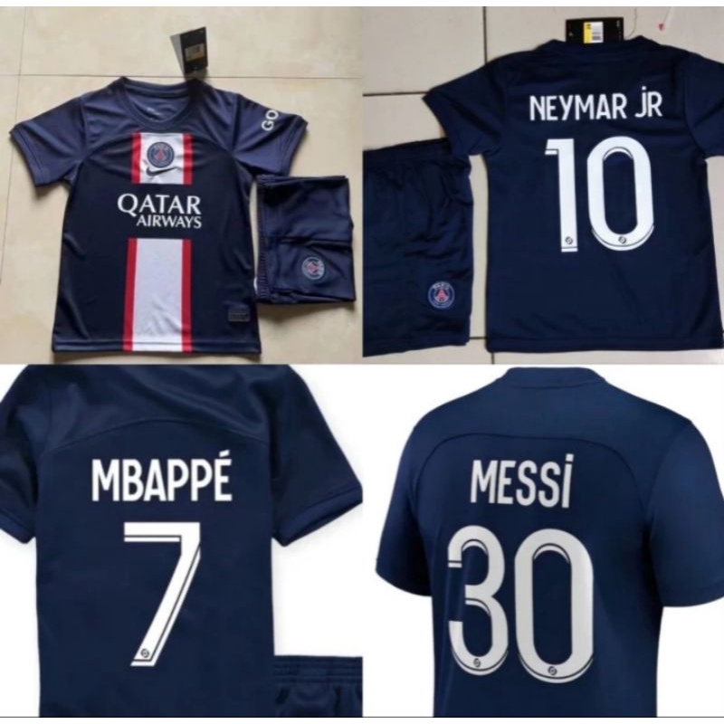 JERSEY BAJU BOLA ANAK PSG HOME KIDS 2022/2023 SETELAN ANAK PSG TERLARIS DAN TERMURAH