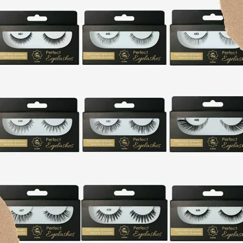 ✿ MADAME ✿VIVA QUEEN PERFECT FALSE EYELASHES - BULU MATA PALSU HITAM ORIGINAL