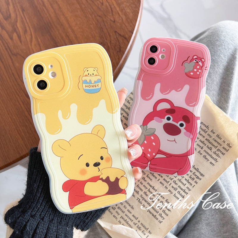 Redmi 12C A1 10C 10A 10 9 9A 9C 9T Note 12 11 Pro+11s 11 10s 10 9s 9 8 Pro Poco X4Pro X3 Pro X3NFC M3 M4 F3 Mi11 Lite 10TPro Honey Bear Casing Handphone Soft Cover