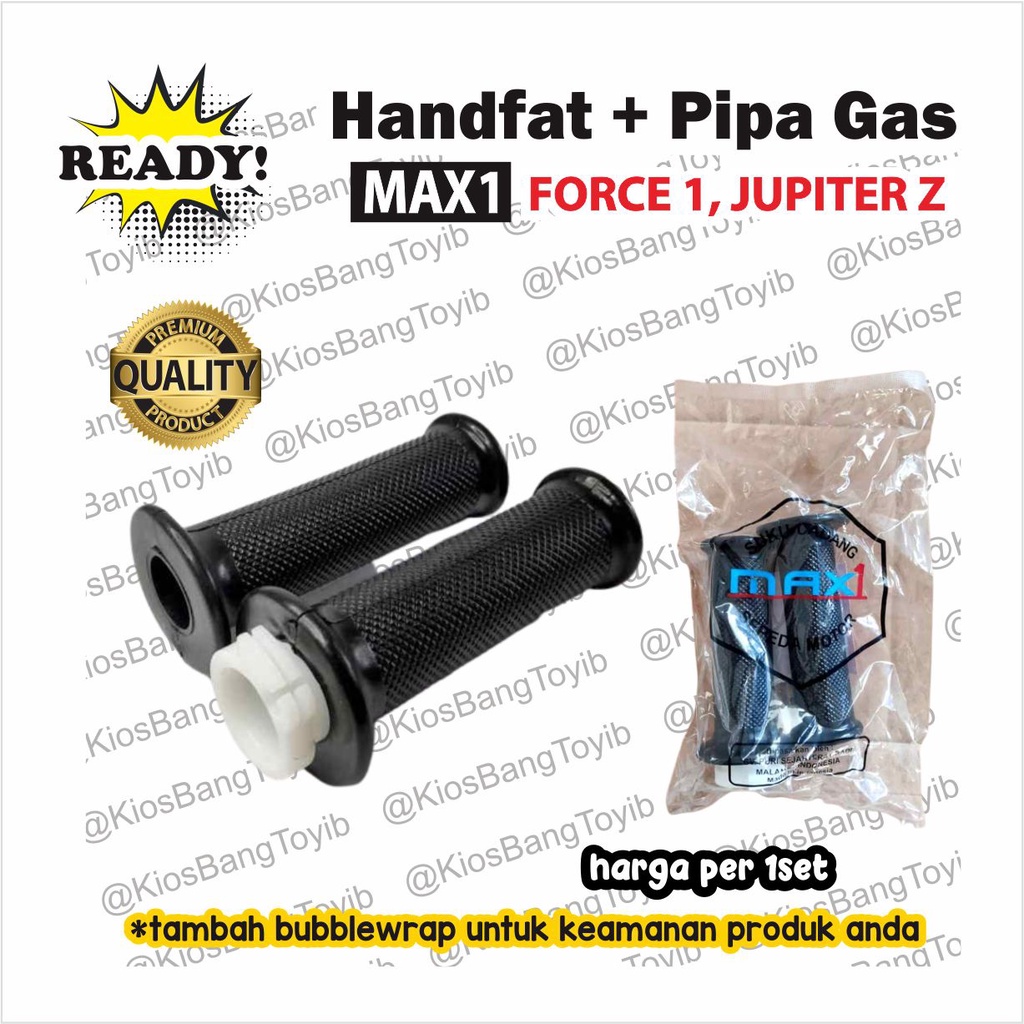 1pasang Handfat + Pipa Gas Handgrip Assy FORCE 1 JUPITER Z (max1)