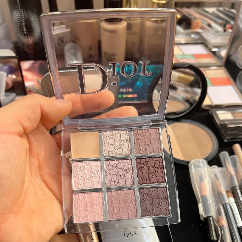 Dior Backstage Eyeshadow Palette/Dior Eyeshadow Glow Face Pallette 10g/001 warm neutrals/002 cool ne