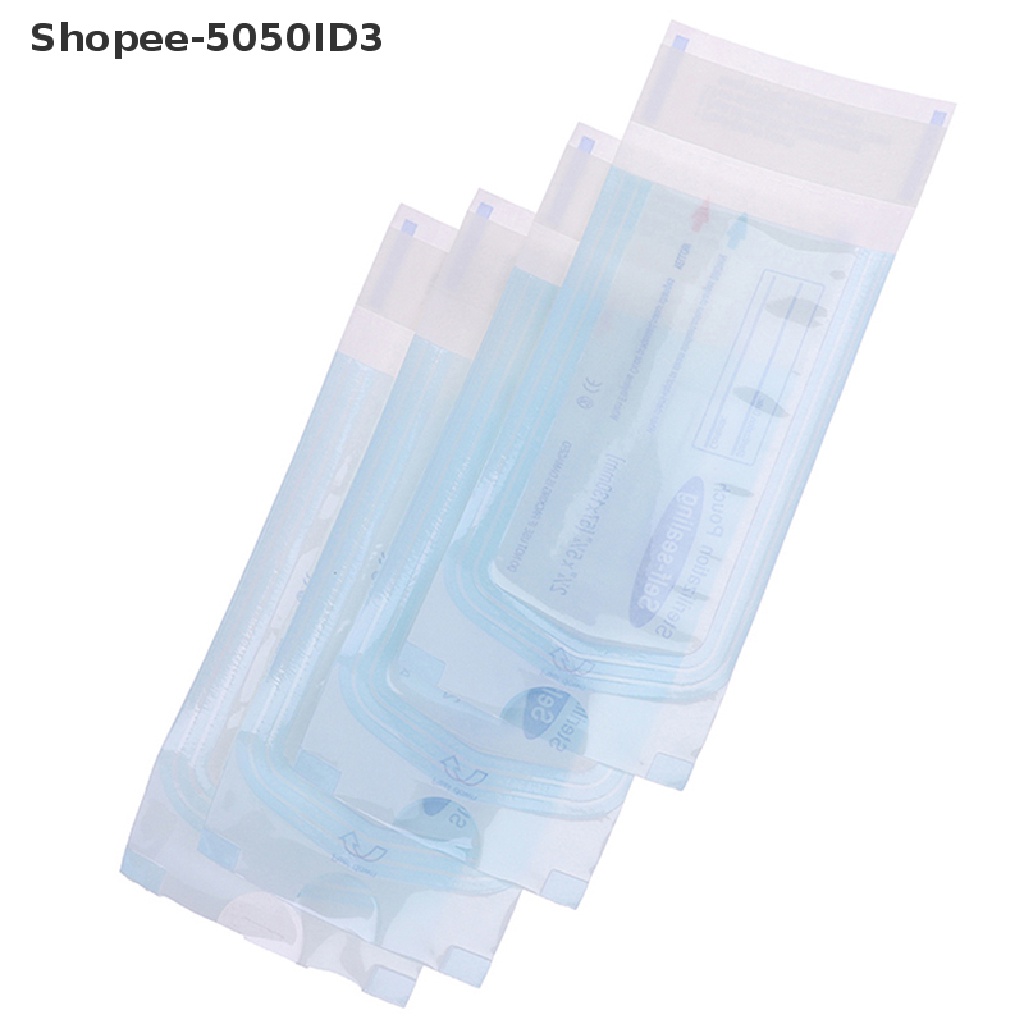 [HOT] 200pcs Disposable Sterilization Disinfection Bag Set Alat Kuku Sterilizer PP Bag [ID]