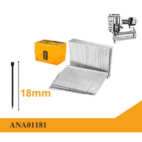 

Ingco ANA01181 Concrete Nail 18 mm Isi Paku Tembak Beton Tembok