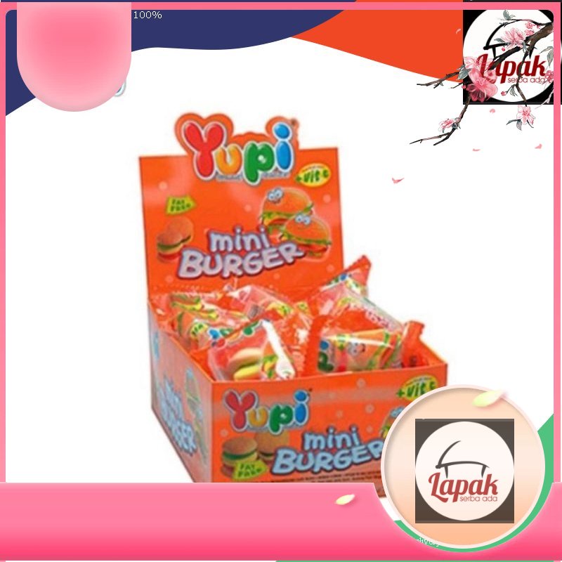 

permen yupi mini burger
