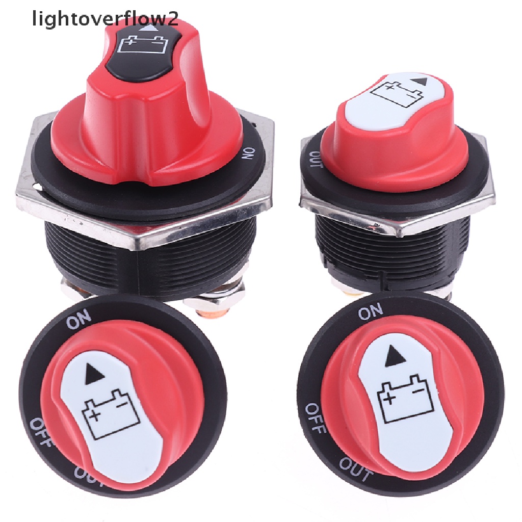 [lightoverflow2] 12v-32v 300A Saklar On/Off Master Putus Putar Cut Off Isolator  [ID] Baju Kaos Distro Pria Wanita Lengan Panjang [ID]