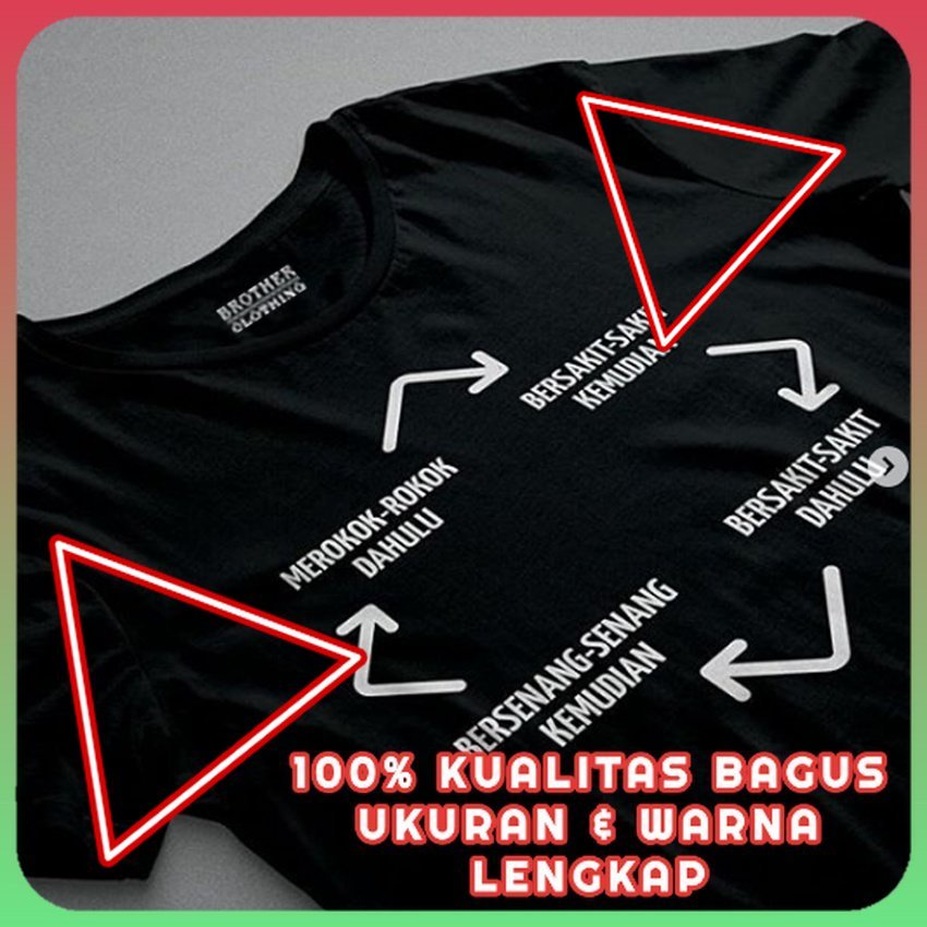 Kaos Premium Pria Tshit T Shirt Terbaru Distro Cowok Laki Laki Wanita Remaja Dewasa Kekinian Humor -