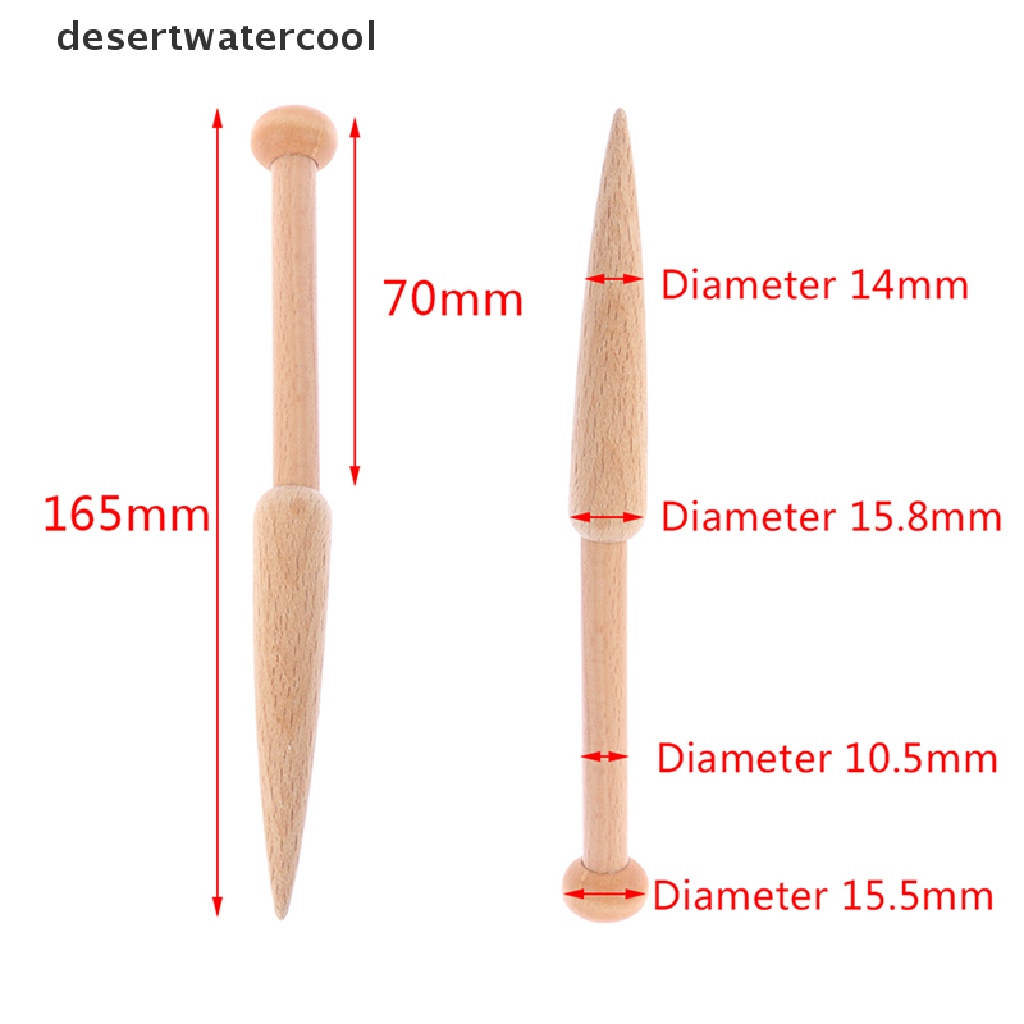 Deid 1PC DIY Alat Tenun Sweater Tenun Kayu Syal Permadani Bobbin Crochet Hook Martijn
