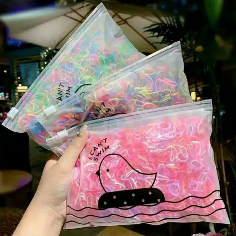 1000PCS DAN 2000PCS KARET JEPANG MIX WARNA/ HITAM