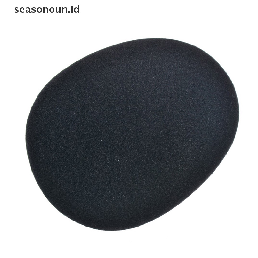 Seasonoun 1PC Hitam Mikrofon Busa Cover Filter Windscreen Sponge Cover Pengganti Mic Yeti Pro Biru.