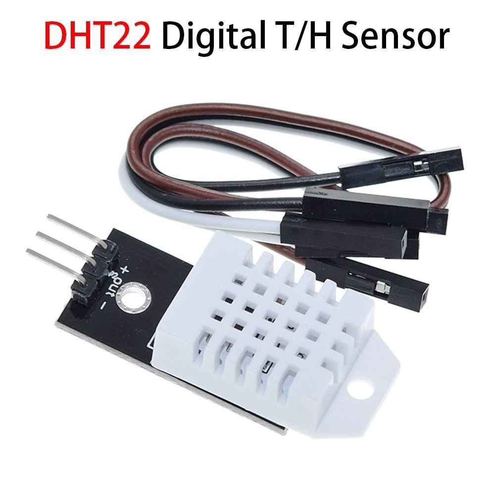 Populer 2pcs Sensor Suhu Digital Tahan Lama Elektronik DIY T/H Papan PCB DHT22 Modul