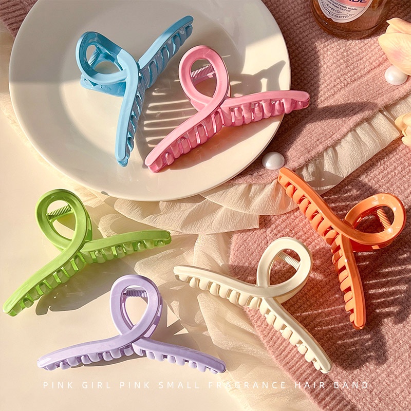 Candy -Jepit Rambut Warna Hair Clip Memegang Bagian Belakang Kepala Klip2023Hiasan Kepala Baru Summer Hair Card