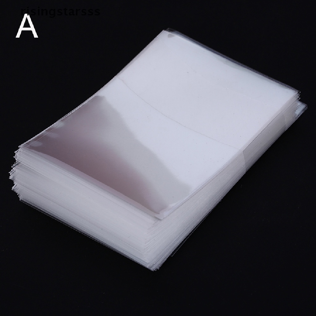 Rsid Span-new 100pcs Transparan Kartu sleeves card protector board Kartu Permainan magic sleeves Jelly