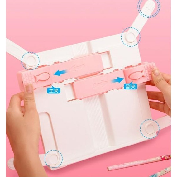 Book Stand Holder Pegangan Pengganjal Menyangga Sandaran Buku Majalah Berdiri OSM-ST0244
