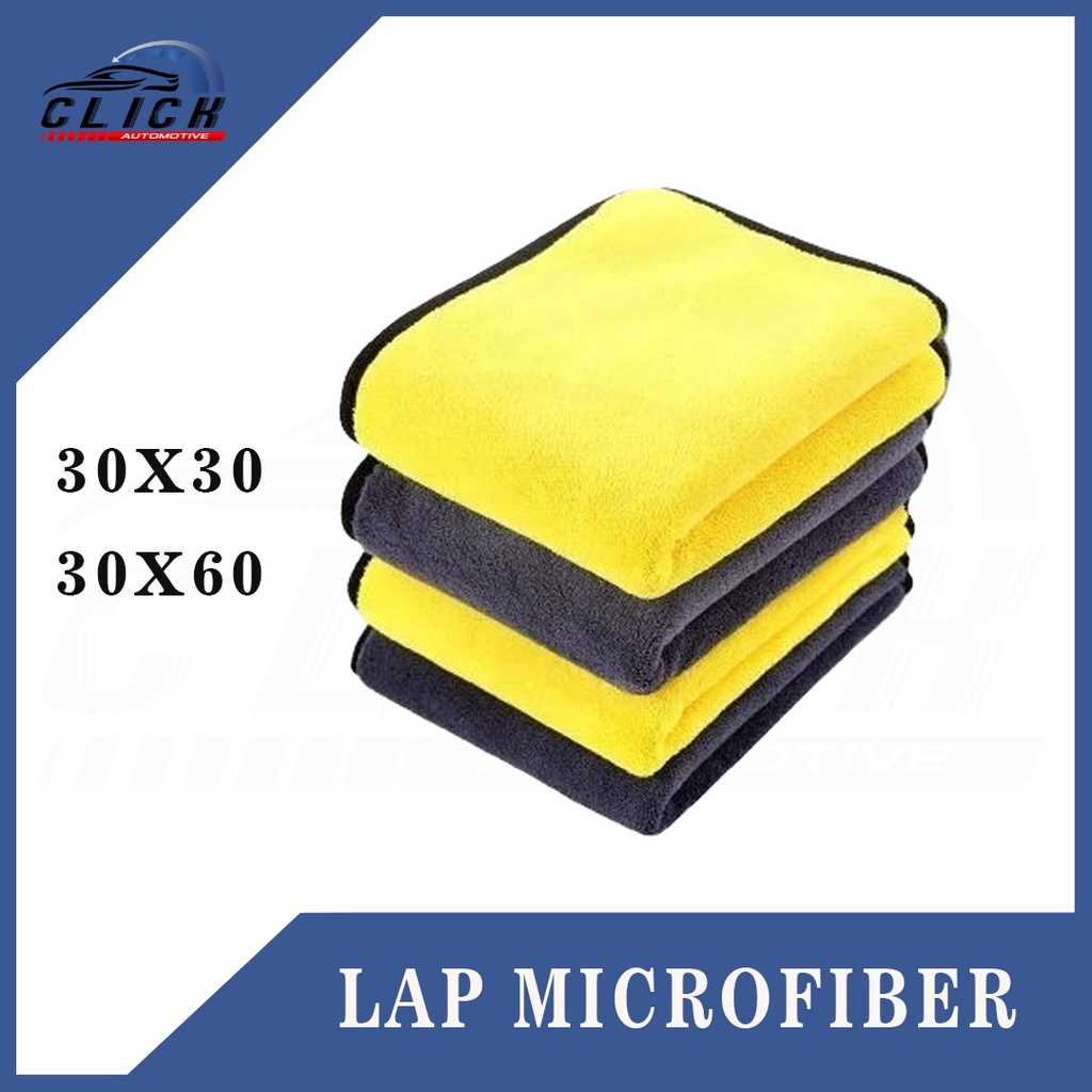 Kain Lap Microfiber serbaguna Tebal Halus Mobil Dapur Serap Air