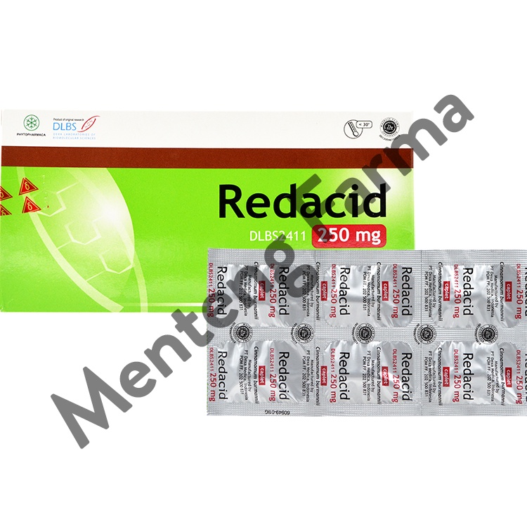 Redacid 250 mg 6 Kaplet - Meringankan Gangguan Pada Lambung