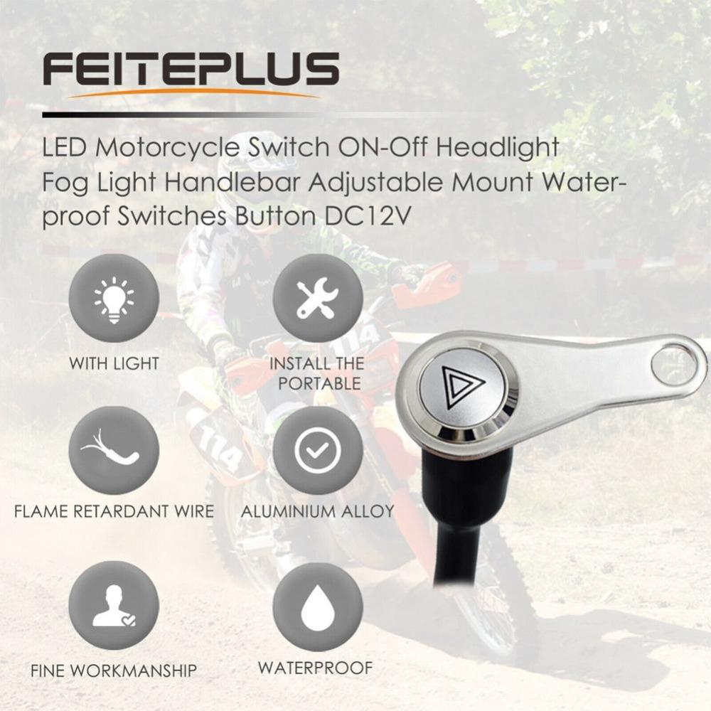 POPULAR Saklar Stang Motor Scooter Aksesoris Universal Double Flash Indicator Light Indicator Switch