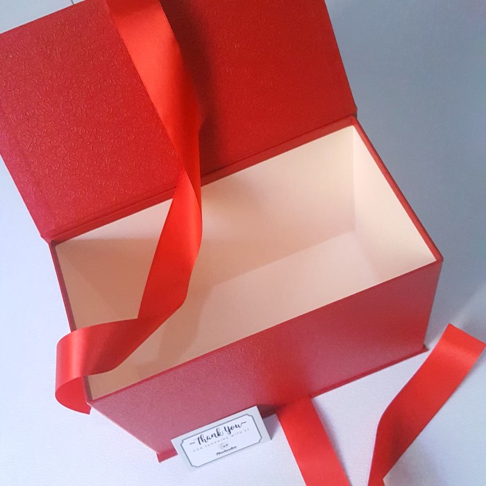 

⭐BISA COD⭐ 28x15x20cm Kotak kado gift box hampers dus hadiah packaging - Buku, Inner Light