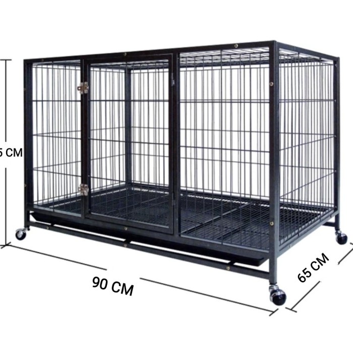 Terlaris Kandang Anjing Kucing Jumbo Besi Hollow Tebal