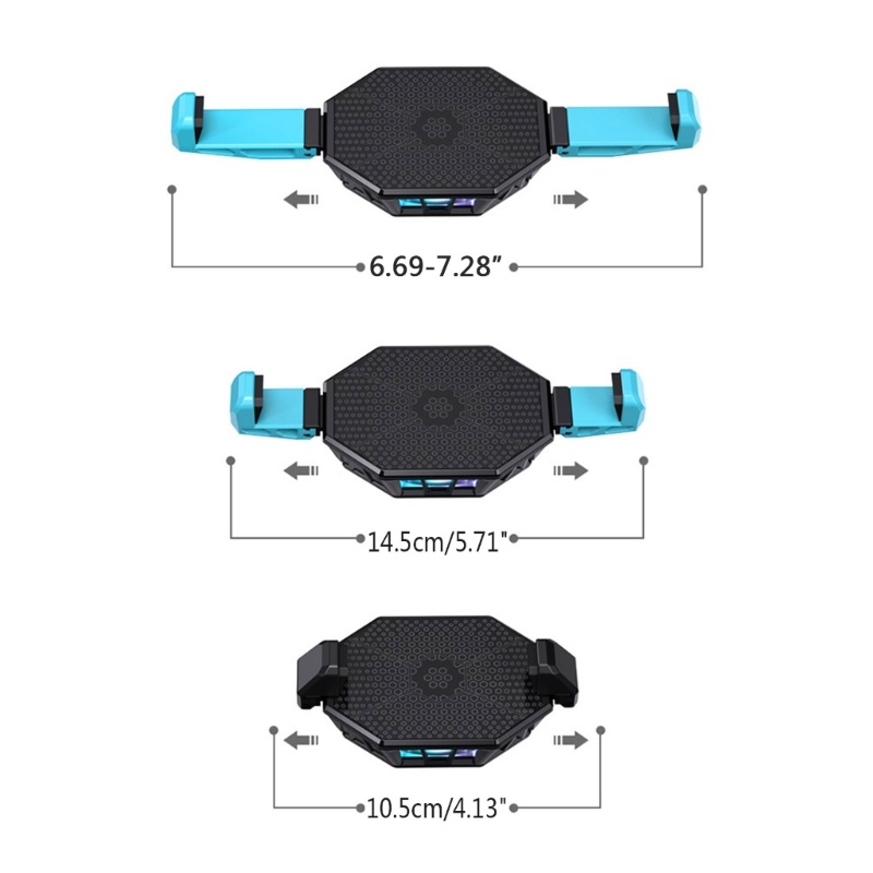 Bt Semikonduktor Kipas Pendingin Mute Radiator Game Untuk Pad Tablet Switch