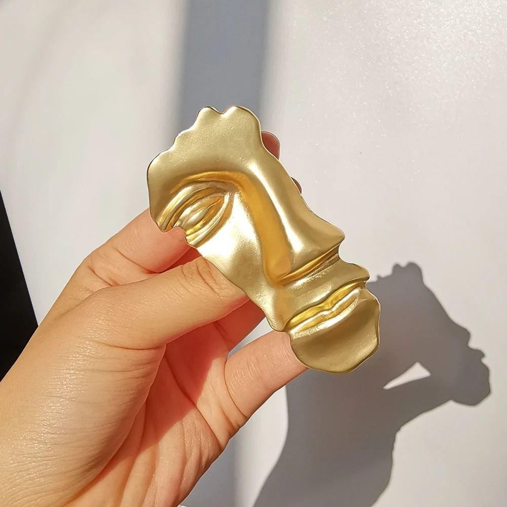 Mxbeauty Setengah Wajah Manusia Bros Harian Kreatif Aksesoris Pakaian Anak Laki-Laki Gadis Dekorasi Wanita Brooch